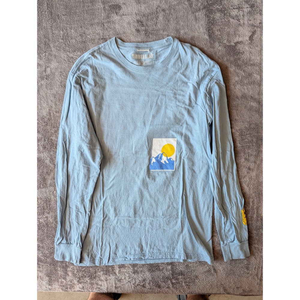 Justin Timberlake Man of the Woods Tour Long Sleeve Shirt Blue Mens Medium 2018